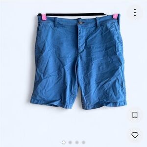 Express Blue Slim Shorts 7in inseam Size 30
